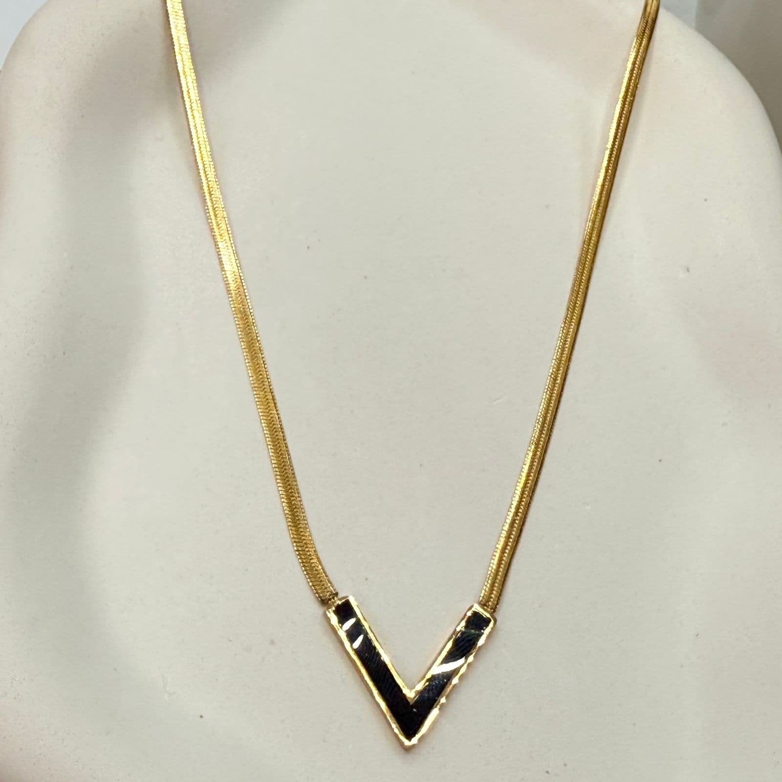 Blach V Necklace